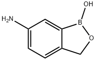 2-羟甲基-5-氨基苯基硼酸 结构式