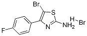 5-溴-4-(4-氟苯基)噻唑-2-胺氢溴酸盐 结构式