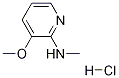 3-甲氧基-2-(甲基氨基)吡啶盐酸盐 结构式