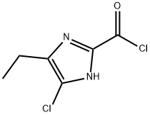 5-chloro-4-ethyl-1H-iMidazole-2-carbonyl chloride 结构式