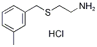 {2-[(3-甲苄基)硫代]乙基}胺 结构式