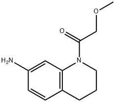 1-(METHOXYACETYL)-1,2,3,4-TETRAHYDROQUINOLIN-7-AMINE 结构式