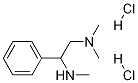 N1,N2,N2-三甲基-1-苯基乙烷-1,2-二胺二盐酸盐 结构式