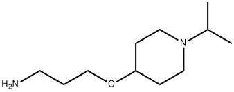 {3-[(1-异丙基哌啶-4-基)氧基]丙基}胺 结构式