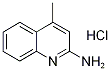 4-甲基喹啉-2-胺盐酸盐 结构式