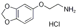 [2-(1,3-苯并二唑-5-氧基)乙基]胺盐酸盐 结构式