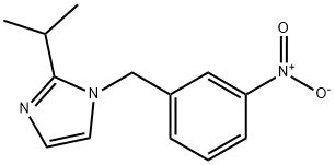2-异丙基-1-(3-硝基苄基)-1H-咪唑 结构式