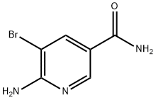 6-氨基-5-溴烟酰胺 结构式