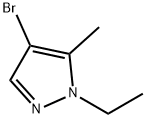4-溴-1-乙基-5-甲基-1H-吡唑 结构式