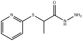 2-(吡啶-2-基硫代)丙酰肼 结构式