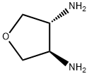 3,4-Furandiamine,tetrahydro-,trans-(9CI) 结构式