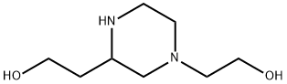 1,3-Piperazinediethanol(9CI) 结构式