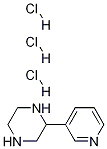 2-(吡啶-3-基)哌嗪三盐酸盐 结构式