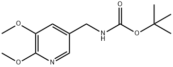 TERT-BUTYL (5,6-DIMETHOXYPYRIDIN-3-YL)-METHYLCARBAMATE 结构式