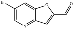 6-Bromofuro[3,2-b]pyridine-2-carbaldehyde 结构式