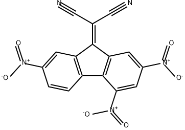 9-二氰亚甲基-2,4,7-三硝基芴 结构式