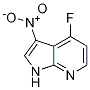 4-氟-3-硝基-1H-吡咯并[2,3-B]吡啶 结构式