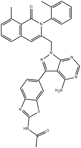 PI3K纬 INHIBITOR 1 结构式