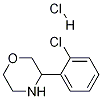 3-(2-氯苯基)吗啉盐酸盐 结构式