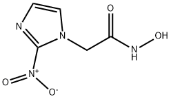 2-nitroimidazole-1-acetohydroxamic acid 结构式