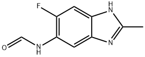 Formamide, N-(6-fluoro-2-methyl-1H-benzimidazol-5-yl)- (9CI) 结构式