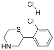 2-(2-CHLOROPHENYL) THIOMORPHOLINE HCL 结构式