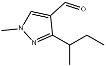 3-SEC-BUTYL-1-METHYL-1H-PYRAZOLE-4-CARBALDEHYDE 结构式
