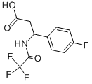 3-(4-氟苯基)-3-[(2,2,2-三氟乙基)氨基]丙酸 结构式