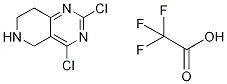 2,4-二氯-5,6,7,8-四氢吡啶并[4,3-D]嘧啶 结构式