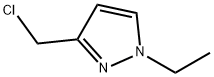 3-(氯甲基)-1-乙基-1H-吡唑 结构式