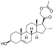 16-Α甲基-孕烯醇酮 结构式