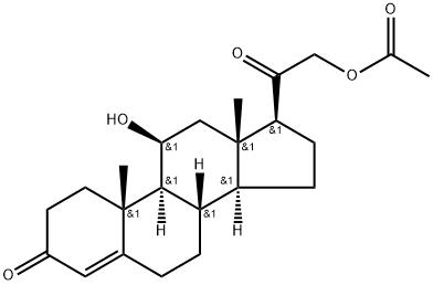 21-乙酸肾上腺酮 结构式