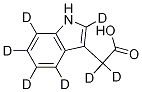Indole--d5-3-acetic--d2 Acid 结构式