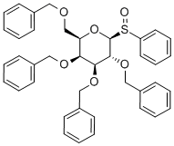 2,3,4,6-tetra-O-benzylgalactopyranosyl phenyl sulfoxide 结构式