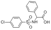 (S)-2-((4-氯苯基)磺酰氨基)-2-苯乙酸 结构式