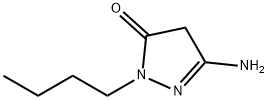 3H-Pyrazol-3-one,  5-amino-2-butyl-2,4-dihydro- 结构式