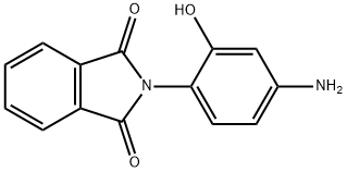 2-苯二甲酰亚氨基-5-氨基酚 结构式