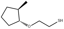 Ethanethiol, 2-[(2-methylcyclopentyl)oxy]-, trans- (9CI) 结构式