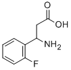 3-AMINO-3-(2-FLUORO-PHENYL)-PROPIONIC ACID 结构式