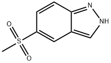 5-(Methylsulfonyl)-1H-indazole 结构式