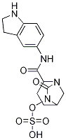 Sulfuricacid,Mono[(1R,2S,5R)-2-[[(2,3-dihydro-1H-indol-5-yl)aMino]carbonyl]-7-oxo-1,6-diazabicyclo[3.2.1]oct-6-yl]ester 结构式