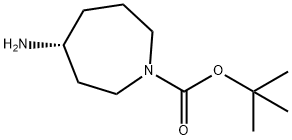 (4R)-4-氨基吖庚因-1-羧酸叔丁酯 结构式