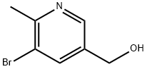 (5-溴-6-甲基吡啶-3-基)甲醇 结构式