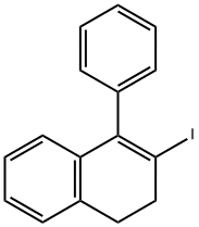 3-IODO-4-PHENYL-1,2-DIHYDRO-NAPHTHALENE 结构式