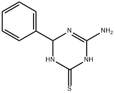 4-氨基-6-苯基-1,6-二氢-1,3,5-三嗪-2-硫醇 结构式