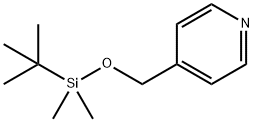 4-(叔丁基二甲基甲硅烷基氧基甲基)吡啶 结构式