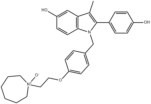 BAZEDOXIFENE-N-OXIDE 结构式