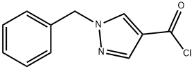 1-Benzyl-1H-pyrazole-4-carbonyl chloride 结构式