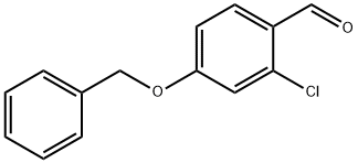 4-(苄氧基)-2-氯苯甲醛 结构式