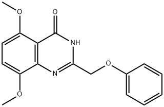 4(1H)-Quinazolinone,  5,8-dimethoxy-2-(phenoxymethyl)-  (9CI) 结构式